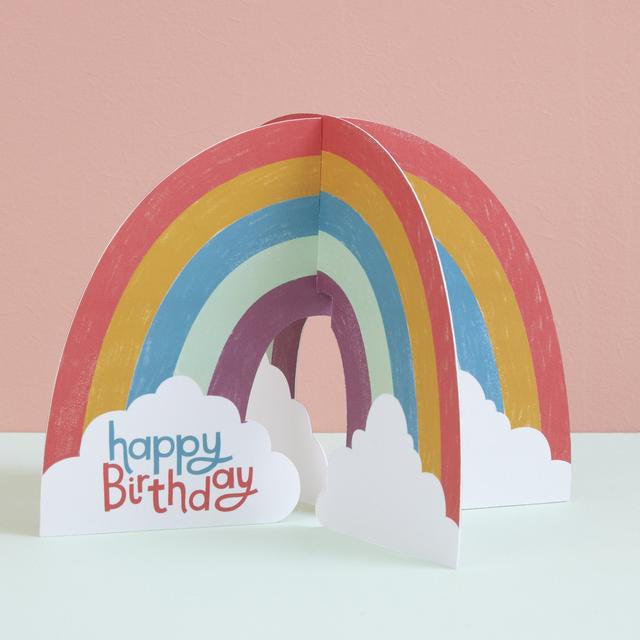 Rainbow Fold-Out Birthday Card