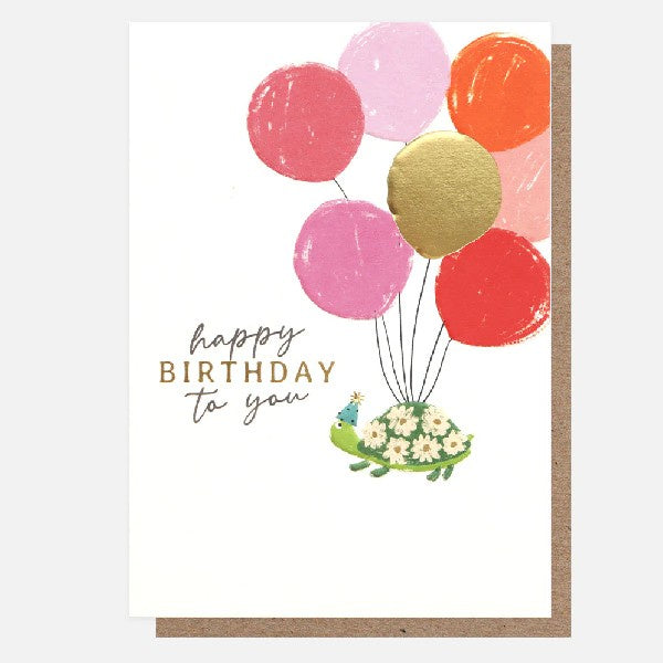 Happy Birthday to You Tortoise Card