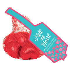 Net Of Milk Chocolate Hearts 72g