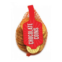 Gold Net Milk Chocolate Coins 50g