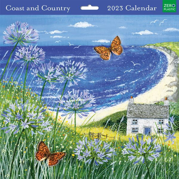 Lucy Grossmith Coast and Country 2023 Wall Calendar Paper Tiger