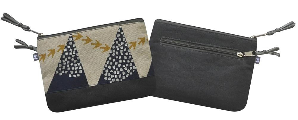 Grey Patchwork Juliet Purse