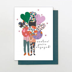 Woohoo! Balloons Engagement Card