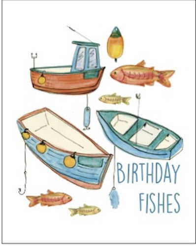 Birthday Fishes Seed Card