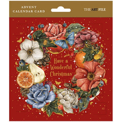 Decadence Wreath Advent Card