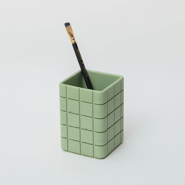 Tile Desk Tidy Palm Green