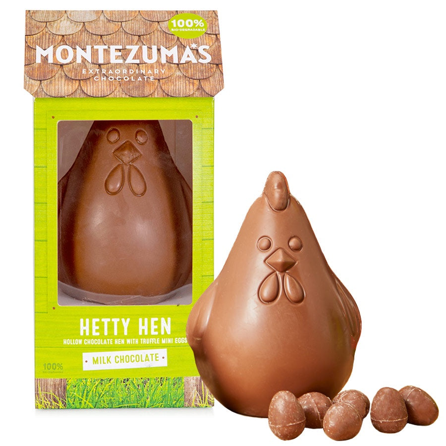 Montezuma's Milk Chocolate Hetty Hen Egg 275g