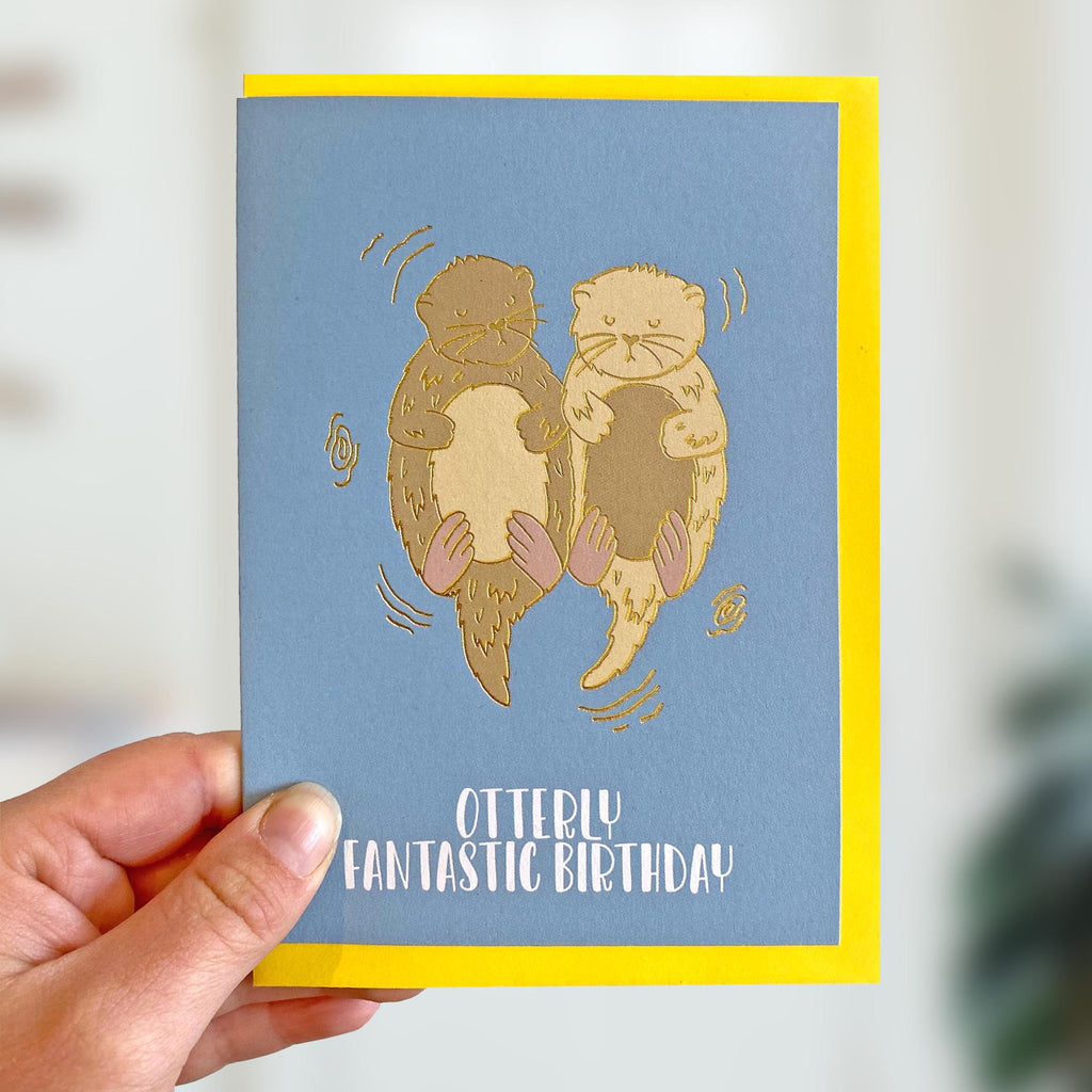 Otterly Fantastic Birthday Card