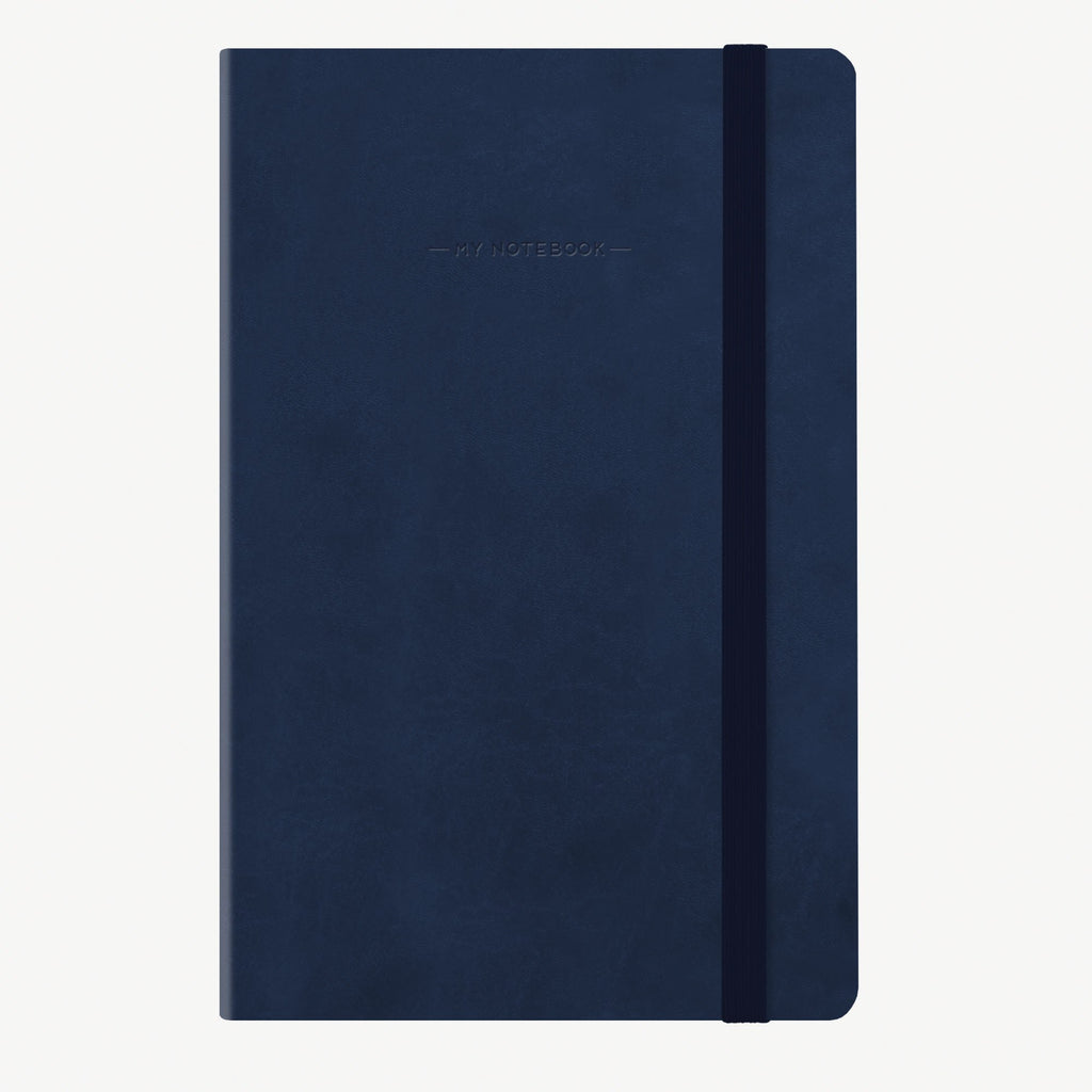 Medium Dotted Blue Notebook