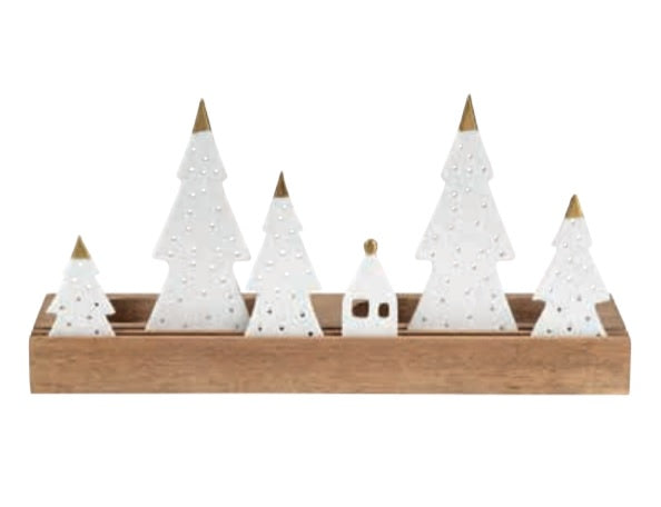 Fir Trees Candle Holder