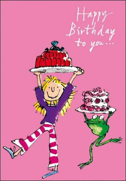 Time For Cake Quentin Blake Birthday Card | Paper Tiger