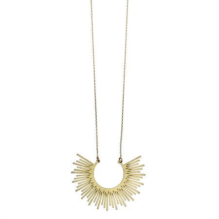 Aztec Sun Gold Necklace