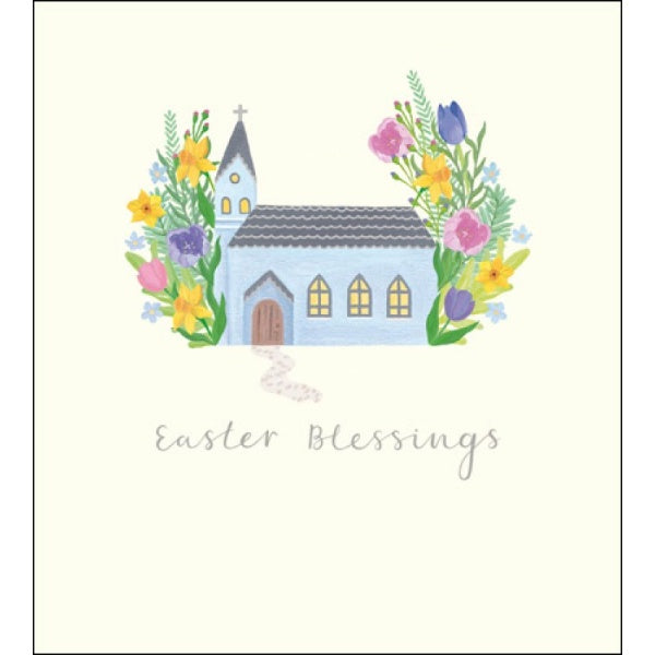 Easter Blessings Church Card