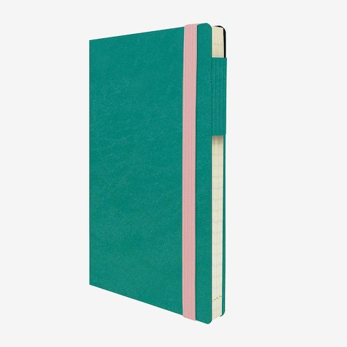 Small Weekly Diary With Notebook 18 Month 2019/2020 - Turquoise