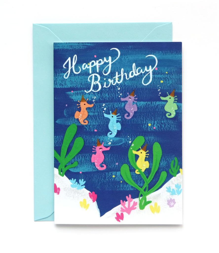 Seahorses Card