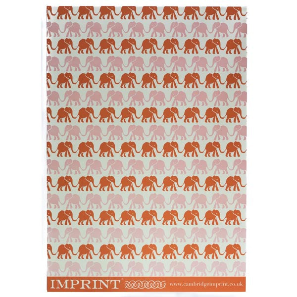 Pink and Orange Elephant Sheet Wrap