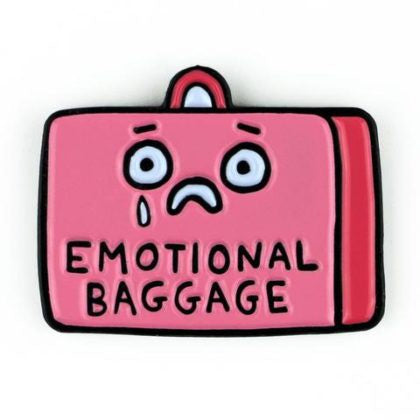 Emotional Baggage Enamel PIn