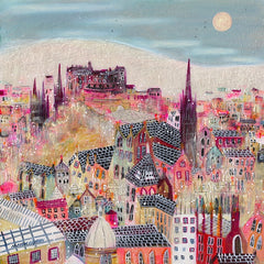 Winter Sun over Edinburgh Christmas Card Pack