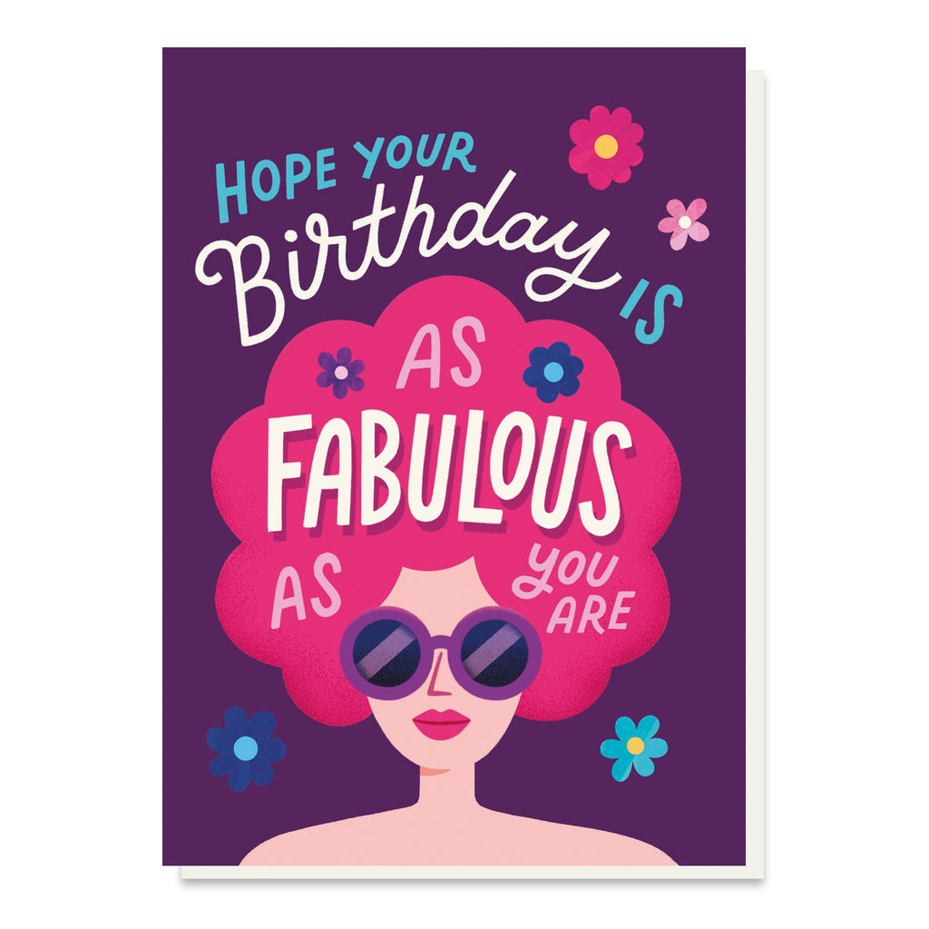 As Fabulous As You Are Birthday Card