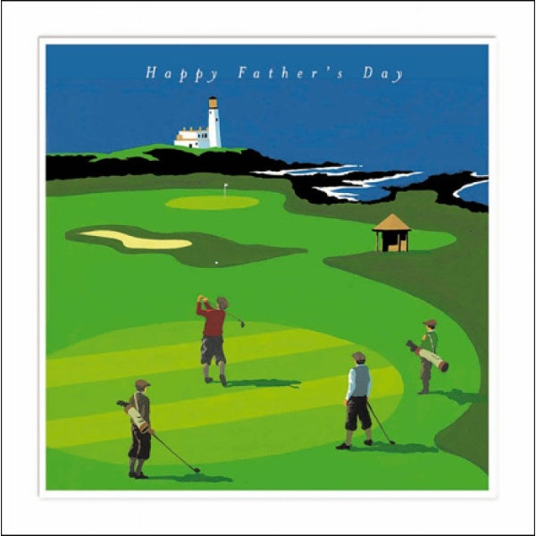 Golf Course Father's Day Card