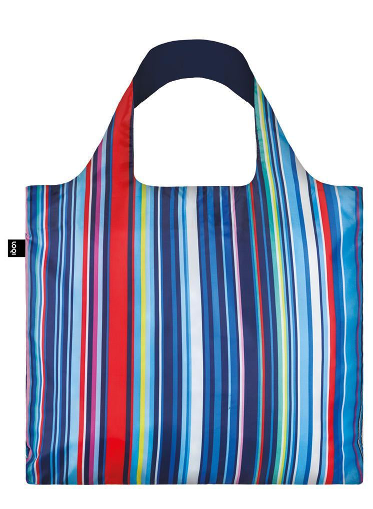 Loqi Nautical Stripes Reusable Bag