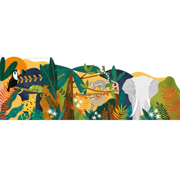 Fold Out Birthday Jungle Card