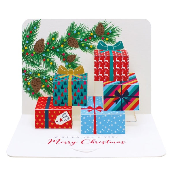 Presents Under Tree Card Box - Paper Tiger