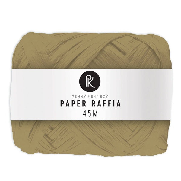 Gold Paper Raffia 45M