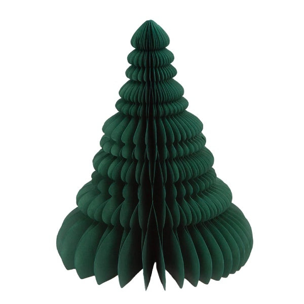 Midnight Forest Green Honeycomb Tree