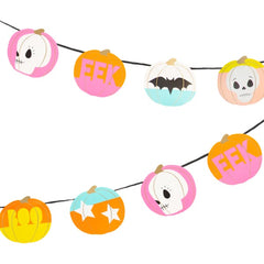 Pumpkin Brights Paper Garland