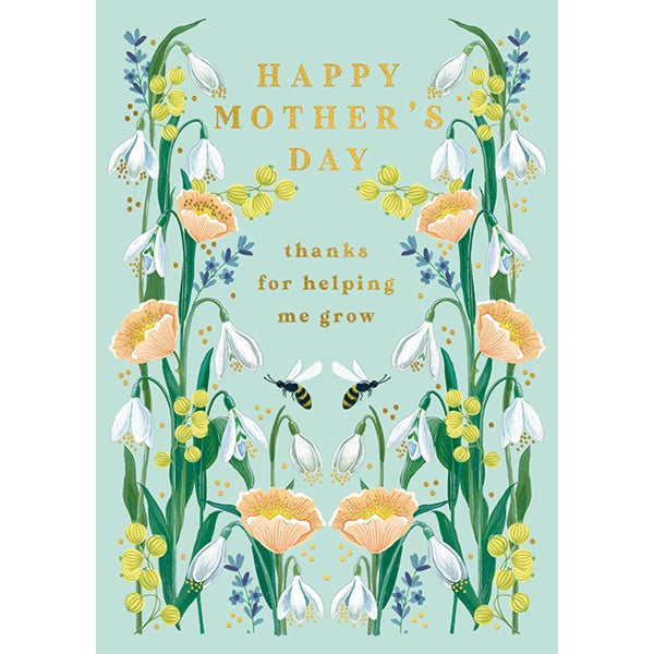 Thanks For Helping Me Grow Mother's Day Card