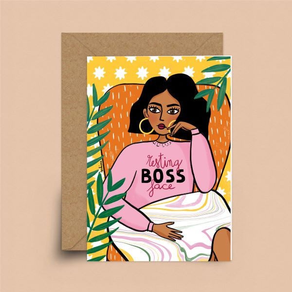 Resting boss online face