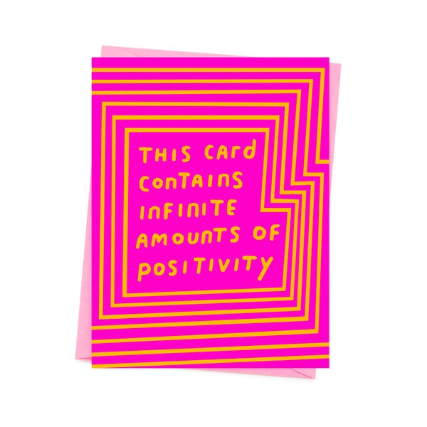 Infinite Positivity Card