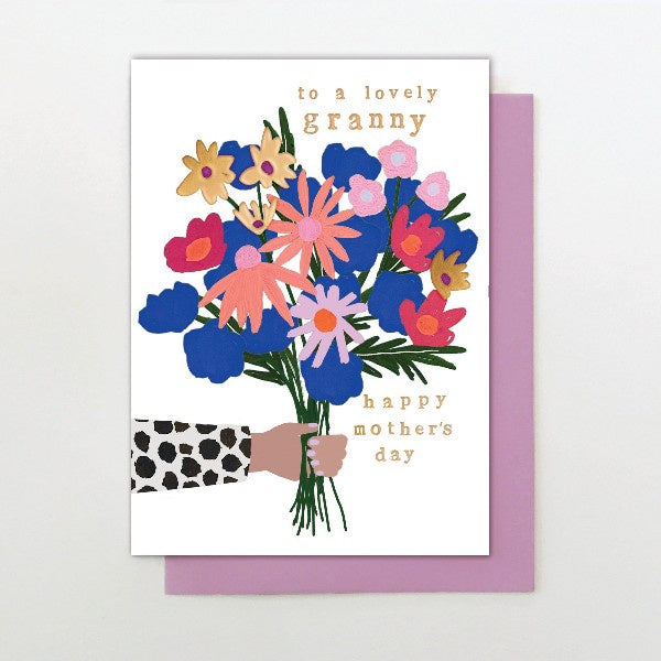 To A Lovely Granny Bouquet Happy Mother's Day Card