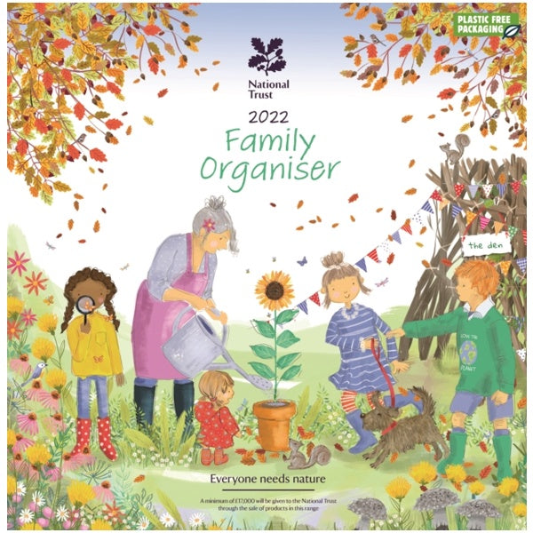 National Trust Family Planner 2022 Calendar Paper Tiger