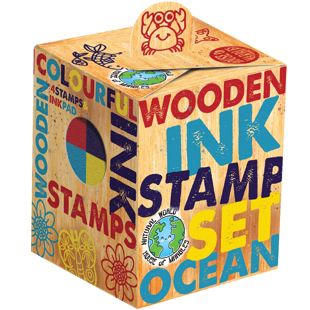 Wooden Ocean Stamp Set