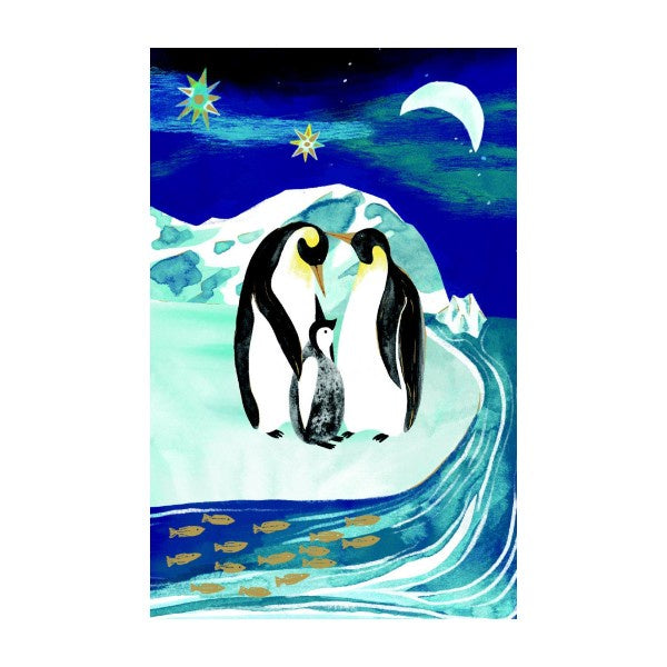 Penguin Family Pack of 5 Cards