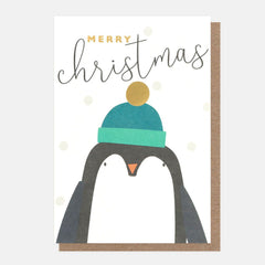 Merry Christmas Penguin Small Card Pack