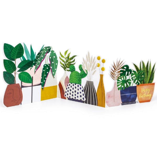 Fold Out Birthday Plants Card