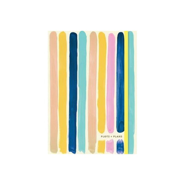 Plots and Plans: Bright Stripes Notebook