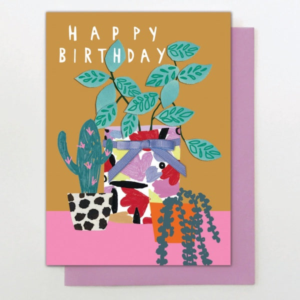 Happy Birthday Plants Card