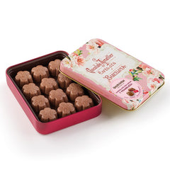 Flors Milk Chocolate & Raspberry Chocolate Tin 72g