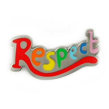 Respect Enamel Pin Badge