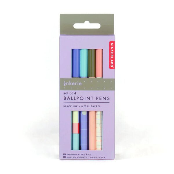 Set of 4 Ballpoint Pens