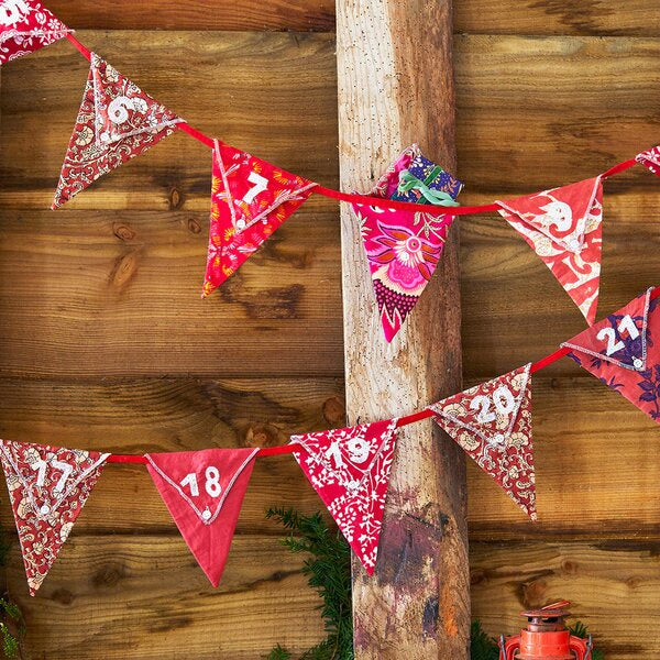 Twilight Upcycled Advent Bunting