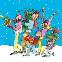 Quentin Blake Christmas Shopping Pack of 5 Cards