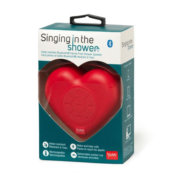 Singing In The Shower Heart Speaker