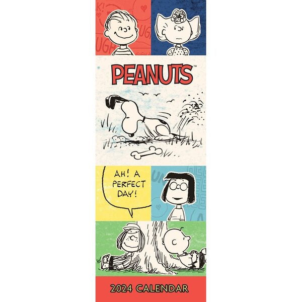 Peanuts Slim Calendar 2024 - Paper Tiger