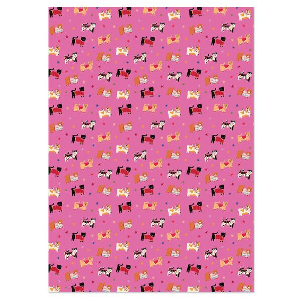 Christmas Cats Sheet Wrap