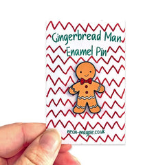 Gingerbread Man Enamel Pin